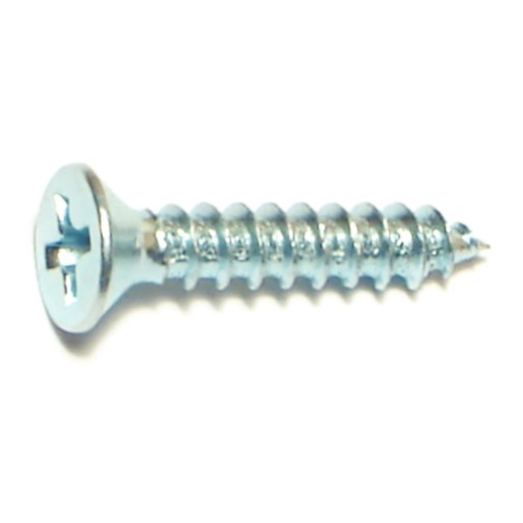 6 x 3/4 Ph Flat SMS Zinc