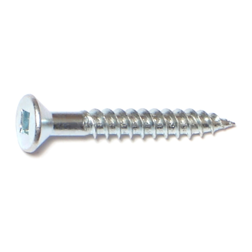 8 x 1-1/4 Sq Flat Wood Scr