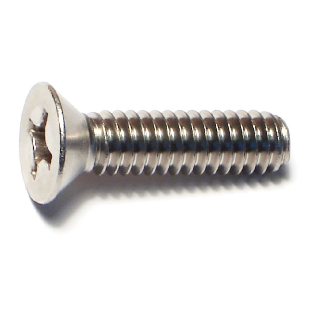 1/4-20 x 1 Ph Fl Mach Sc SS
