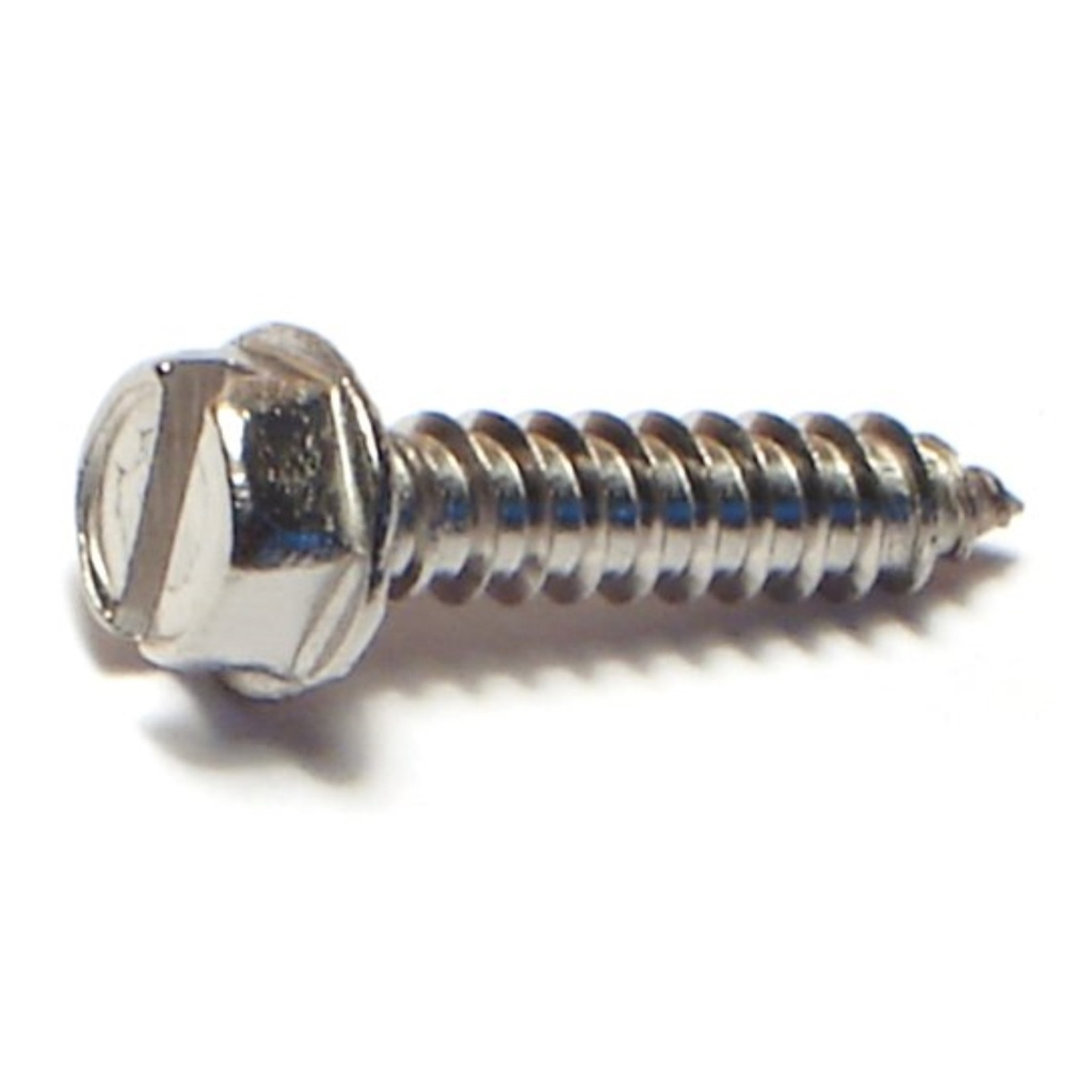 8 x 3/4 Sl Hex Wa SMS SS