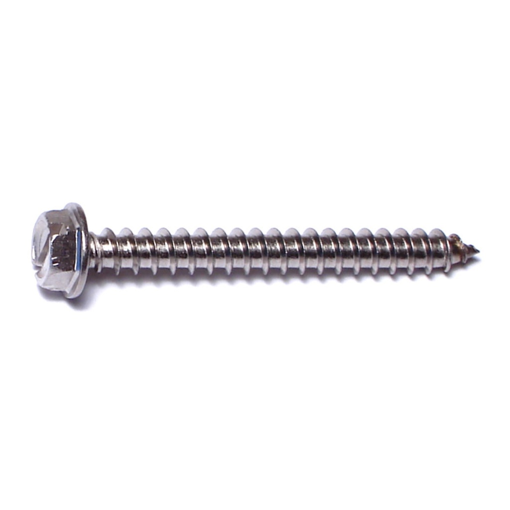 8 x 1-1/2 Sl Hex Wa SMS SS
