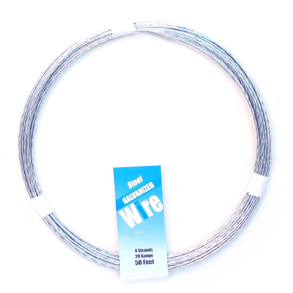 4 Strand x 50' Galvanized Wire