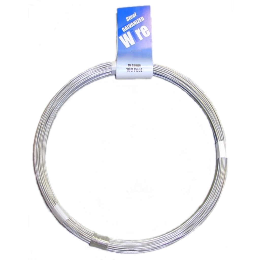 16GA x 100' Galvanized Wire