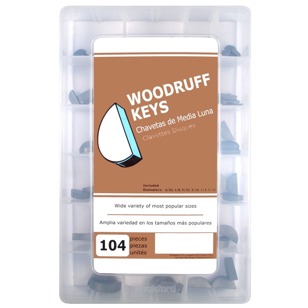 Woodruff Keys Value Kit