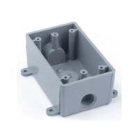 Carlon E381DR Switch Box Rectangular PVC Gray