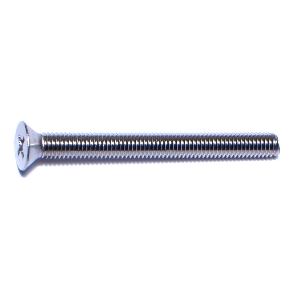 10-32 x 2 Ph Flat Mach SS
