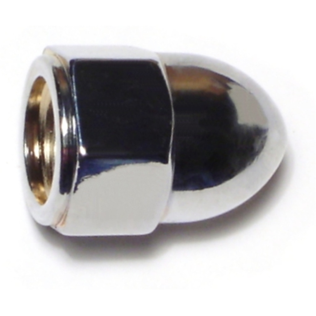 1/2-13 Acorn Nut Chrome