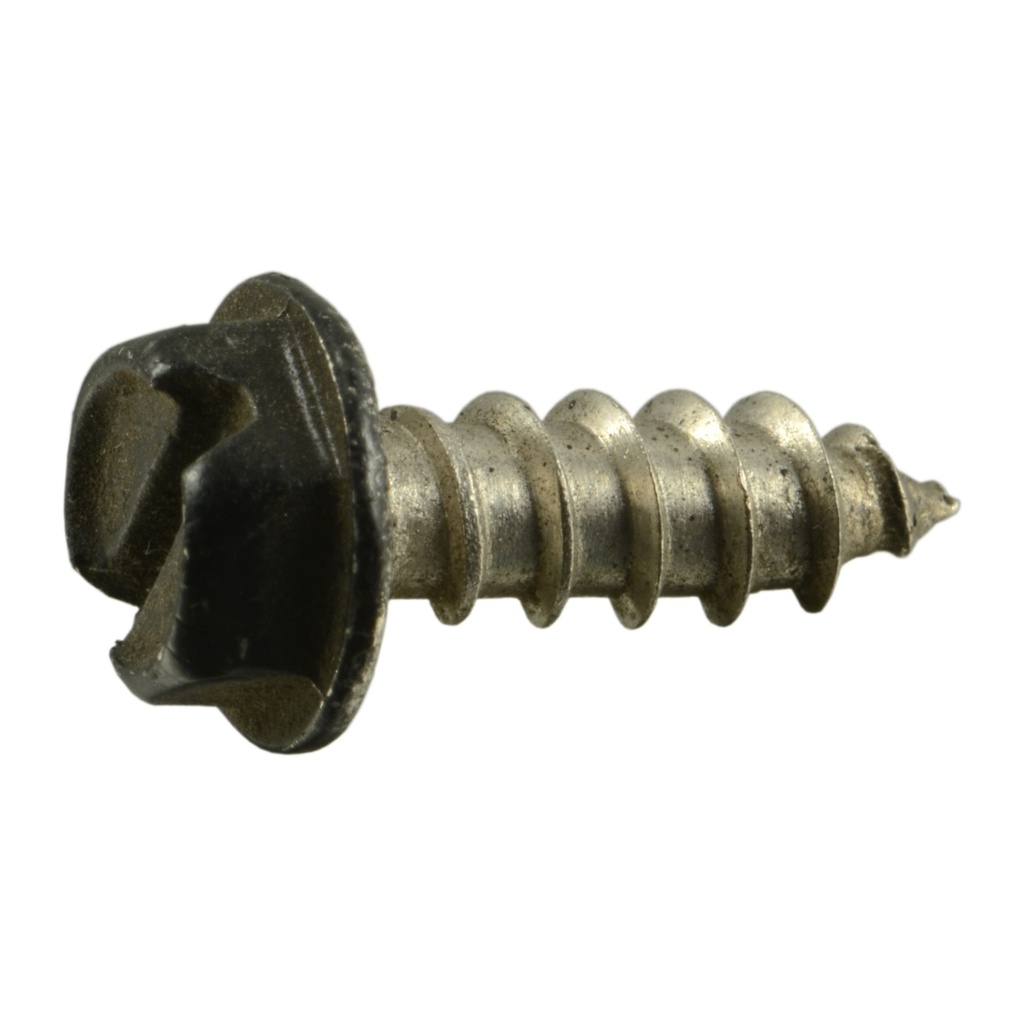 8 x 1/2 Hex Wa SMS Bk SS