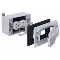 S312WHE DUP.RECEPT KIT WHT