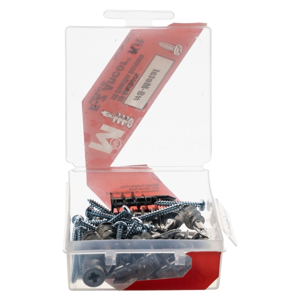 8 x 1-1/4 EZ Anc Kit Zinc