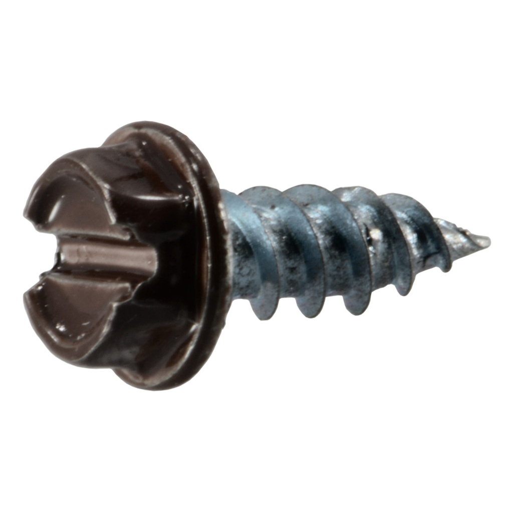 8 x 1/2 Gutter Screw Brn