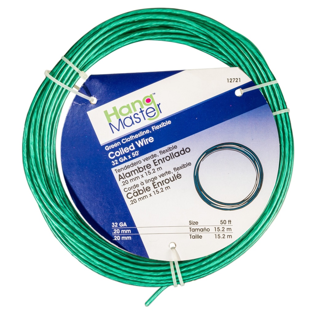 50' Strand Grn Clothesline Wire