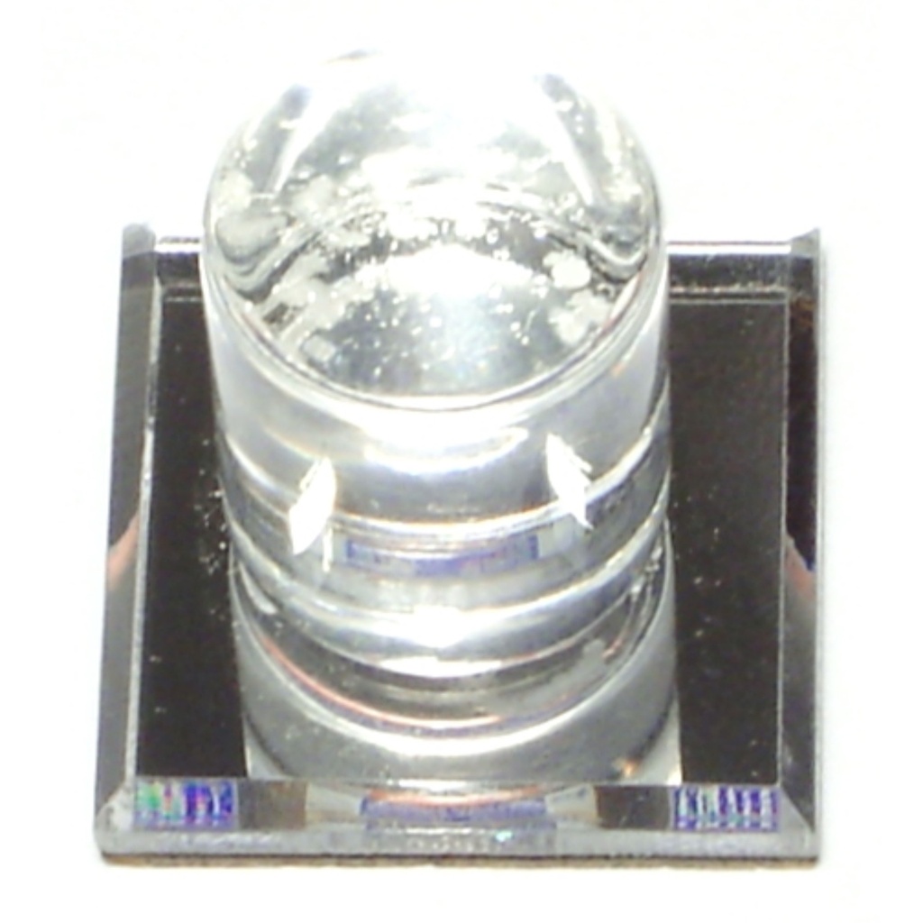 1 x 1 Mirror Knob Clr