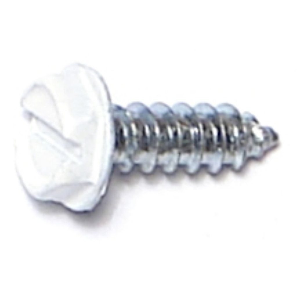 7 x 1/2Gutter Scr Wh 1#