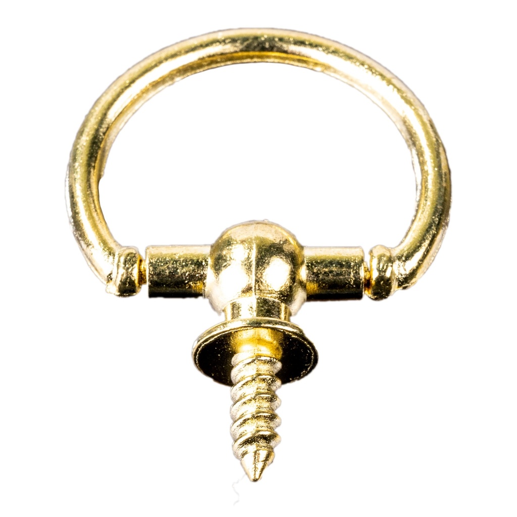 Round Decor Ring Brass