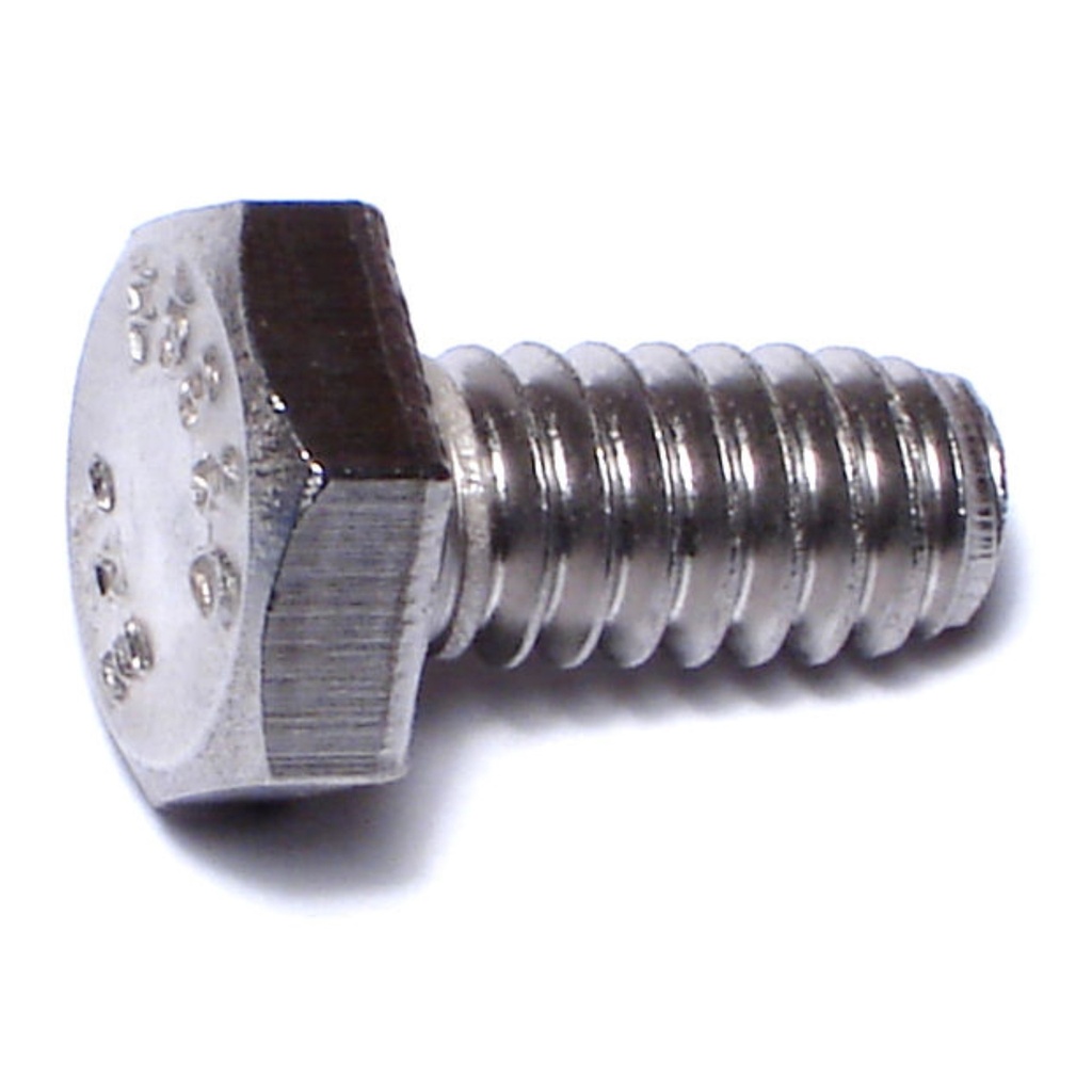 1/4-20 x 1/2 Hex Cap Screw SS