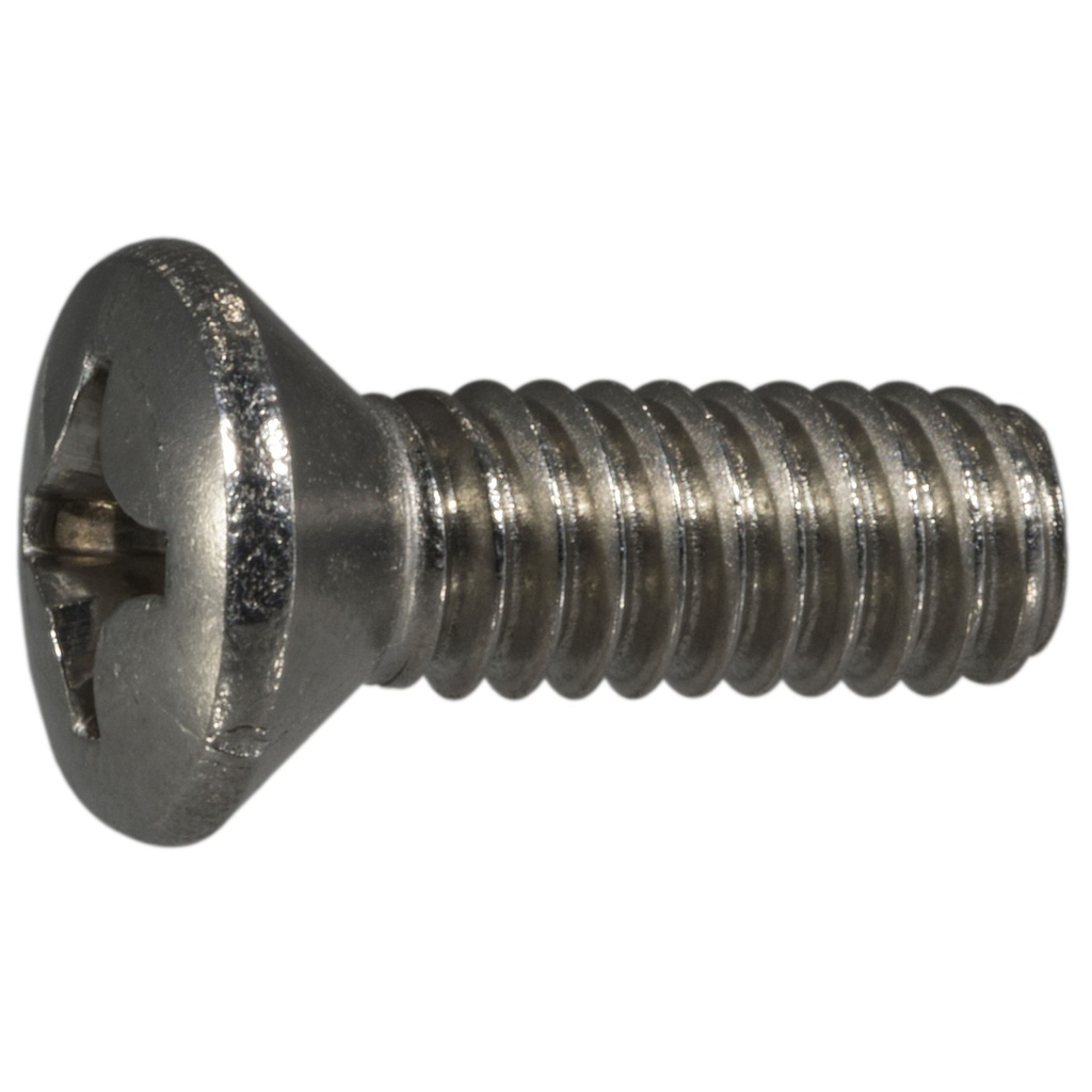 1/4-20 x 3/4 Ph Ov Mach Sc SS