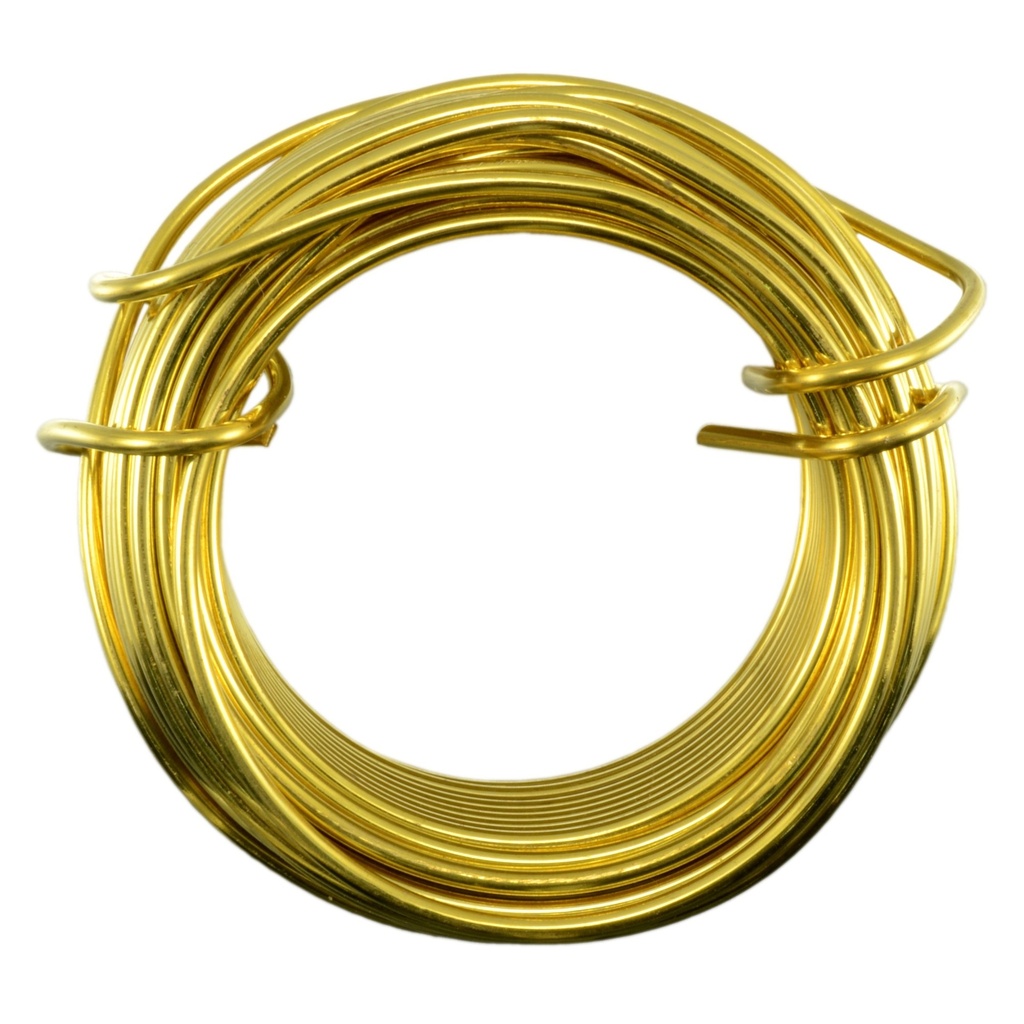 16GA x 25' Brass Wire
