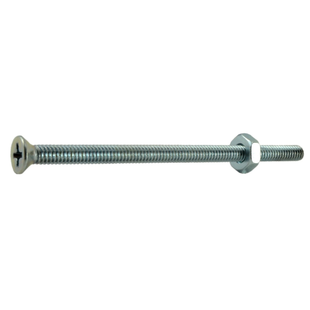8-32 x 3 Ph Fl Mach w/Nut