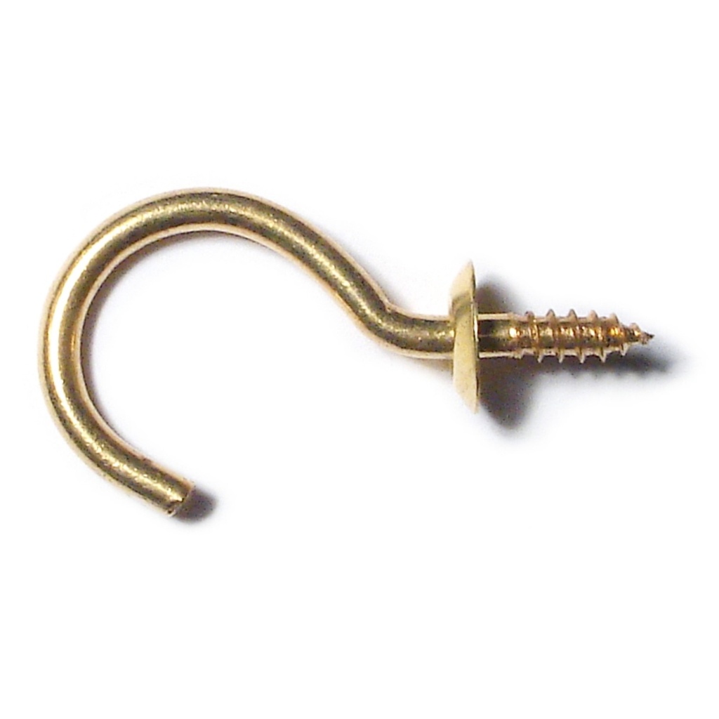1-1/2 Cup Hook Brass
