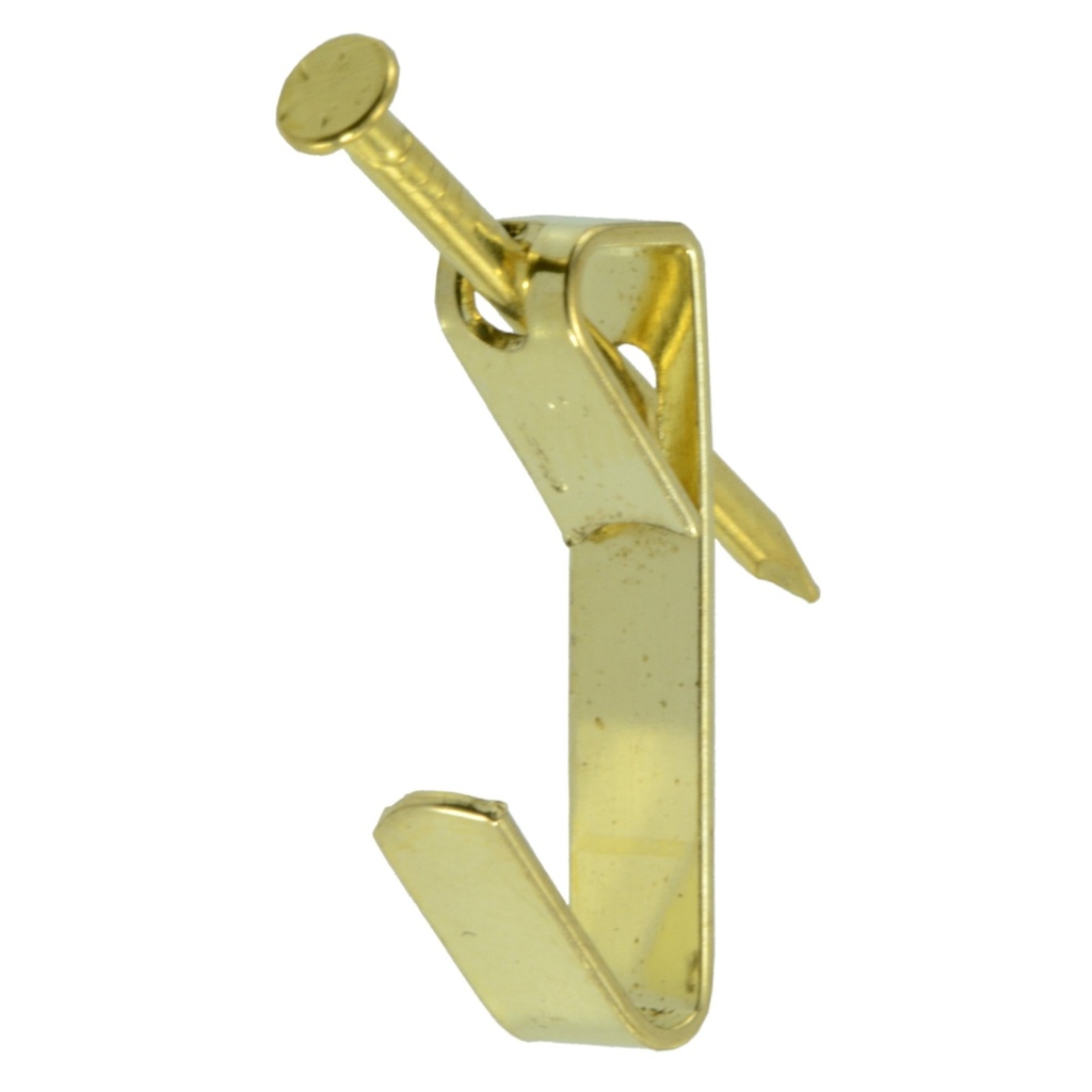 5# Pic Hanger Brass
