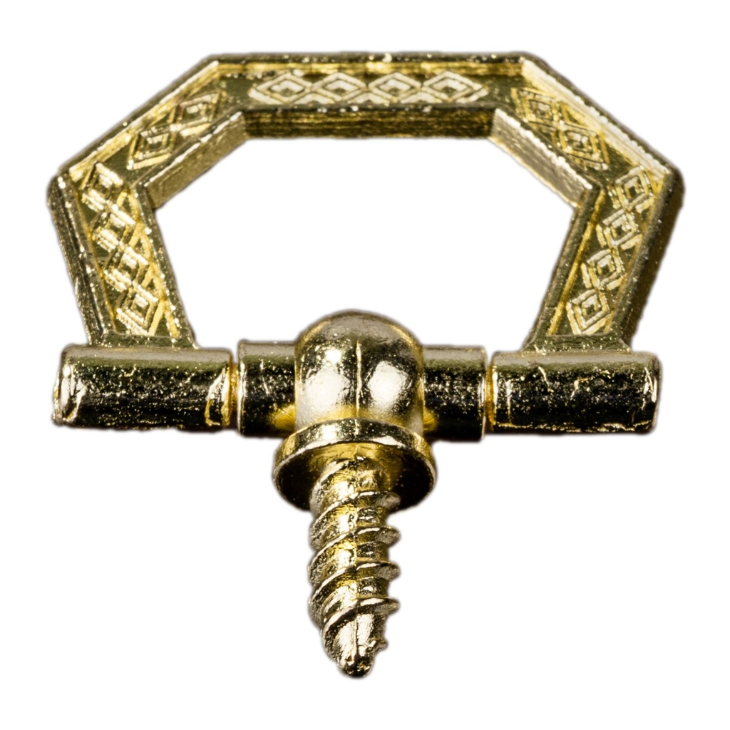 3/4 Hexagon Dec Ring Hang Br