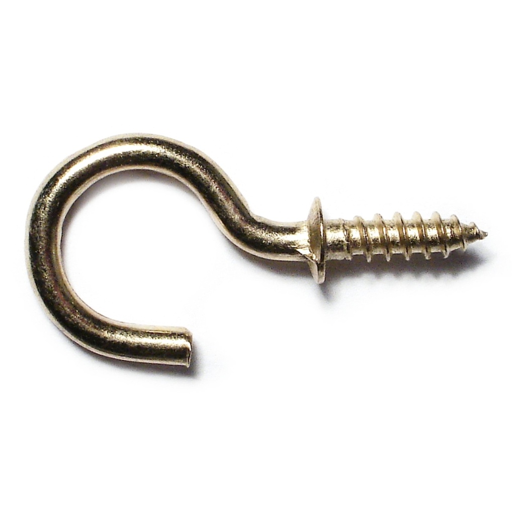 3/4 Cup Hook BrPl