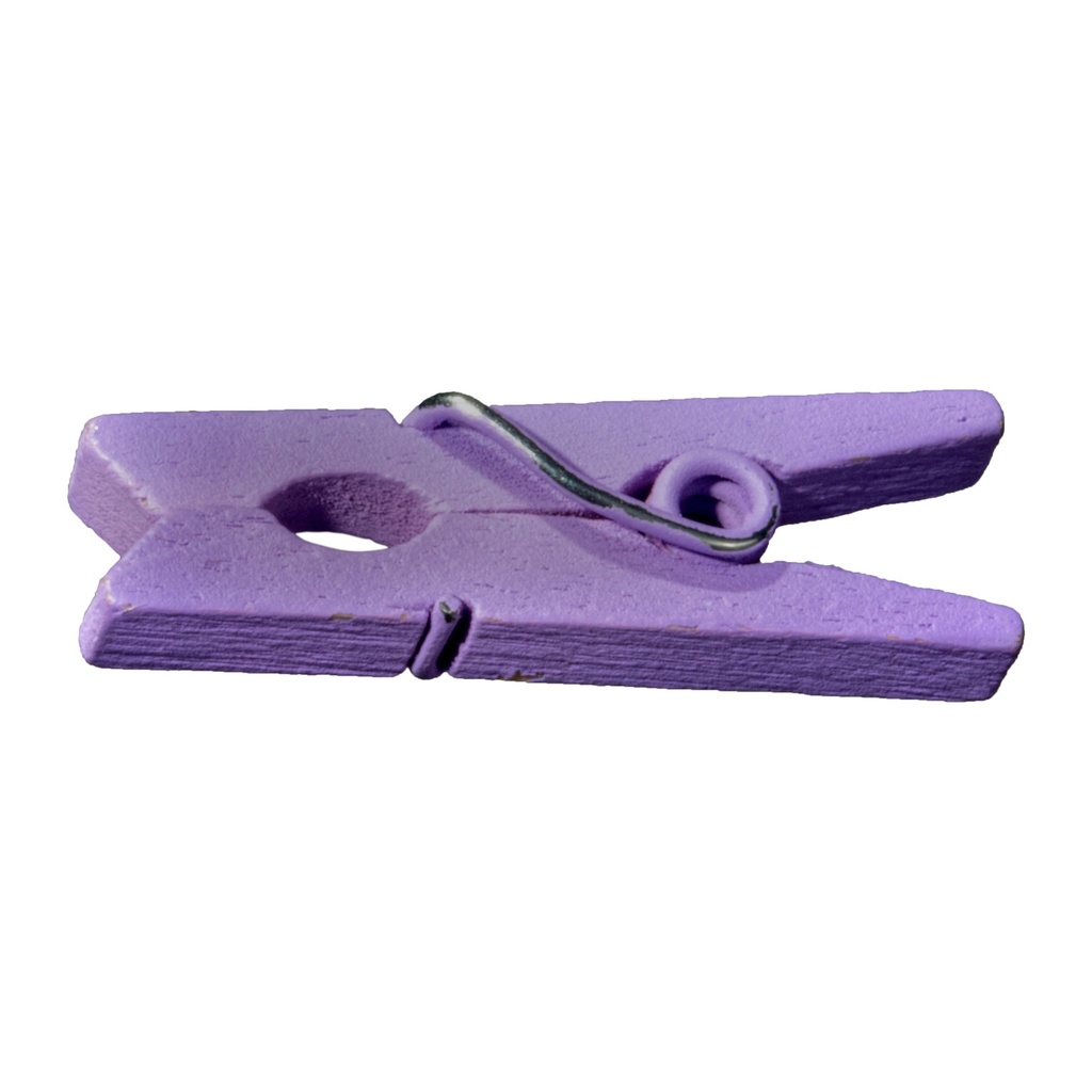 Vintage Purple Craft Clips
