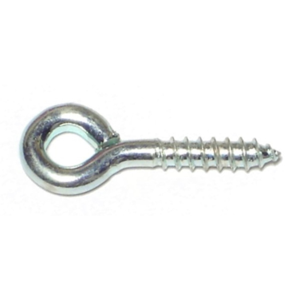 9/64 x 1-3/16 Screw Eyes Zinc