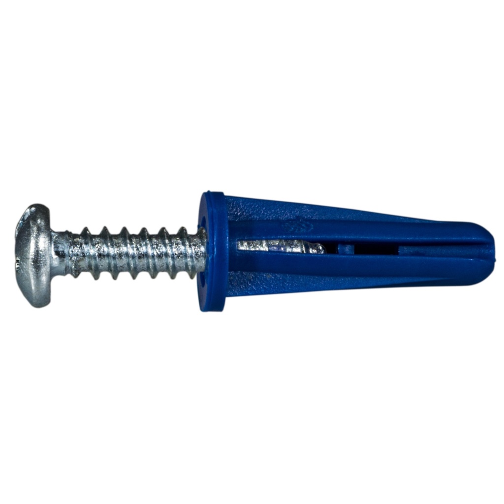 #6 to #8 x 3/4 Plast Anch w/Scr