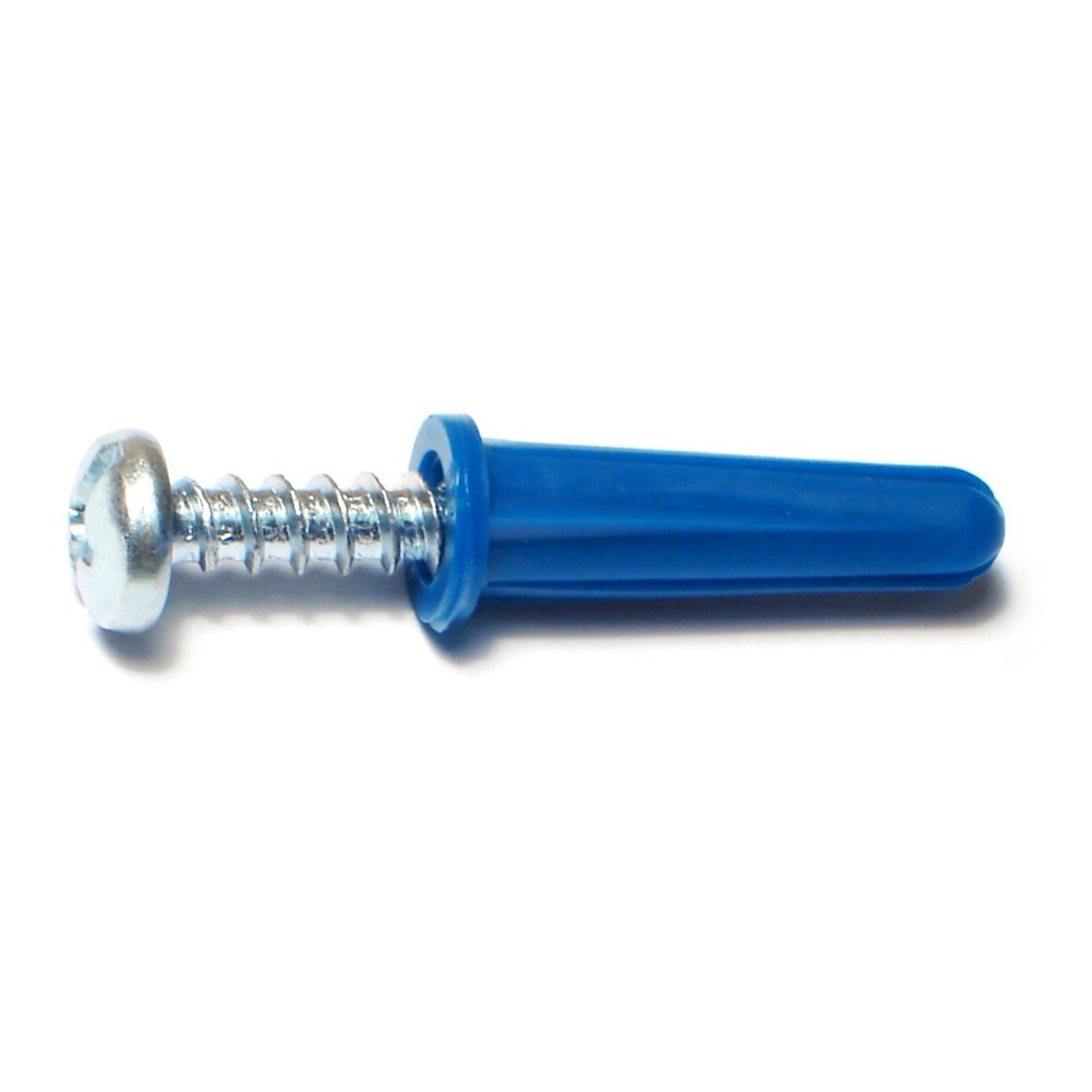 #10 to #12 x 1 Plast Anch w/Scr