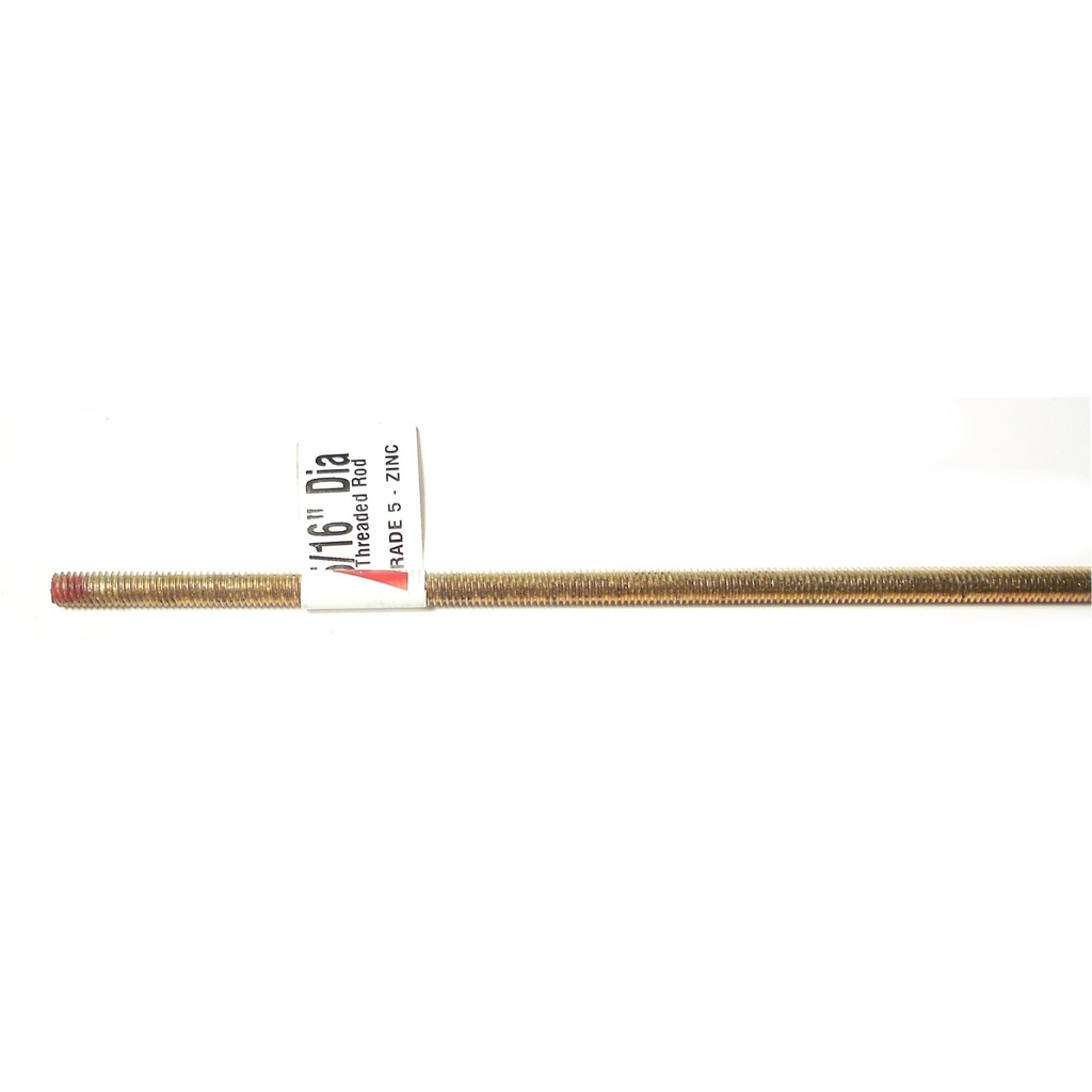 5/16-18 x 36 Thrd Rod Gr5 YZ