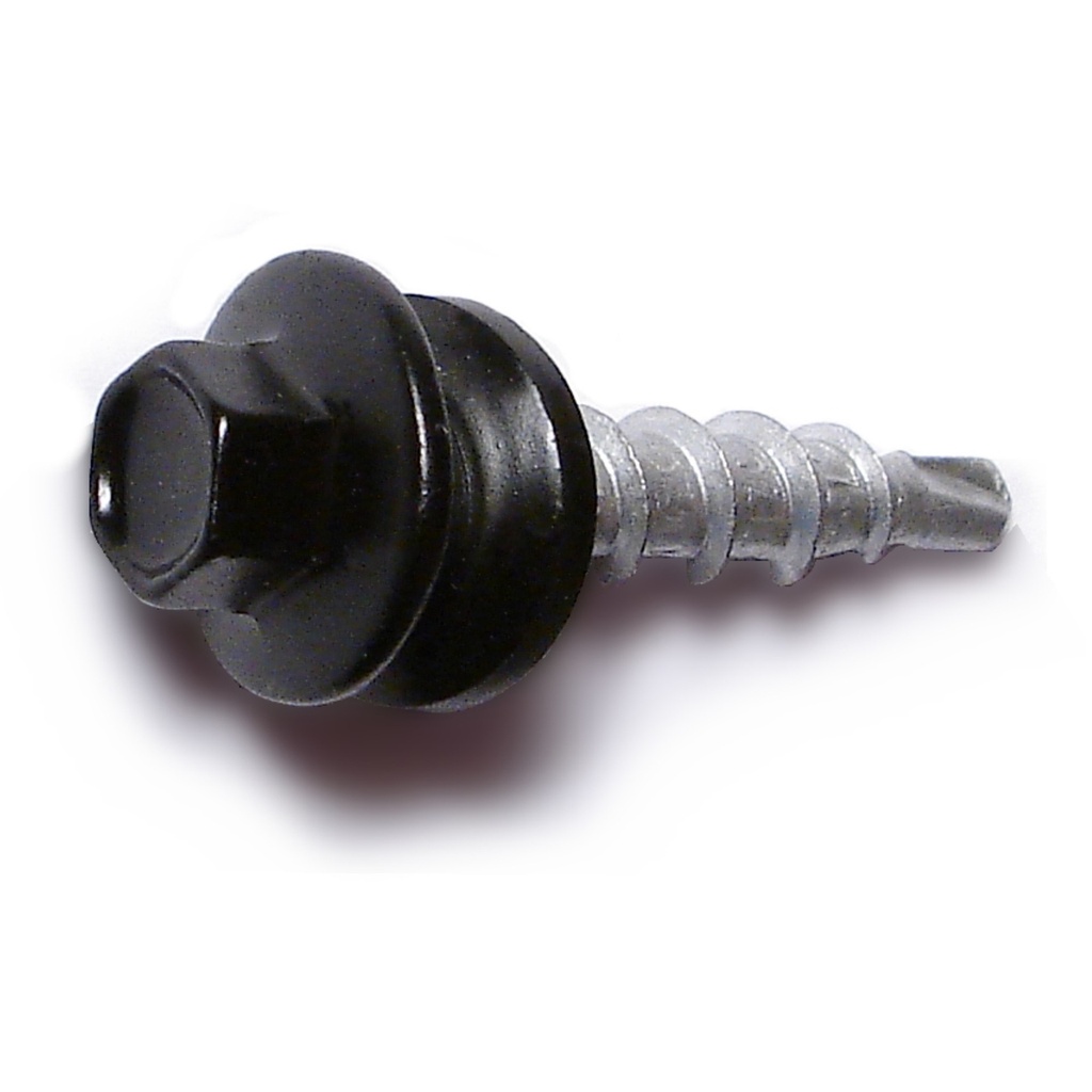 10 x 1 Pl Brn Scr Black
