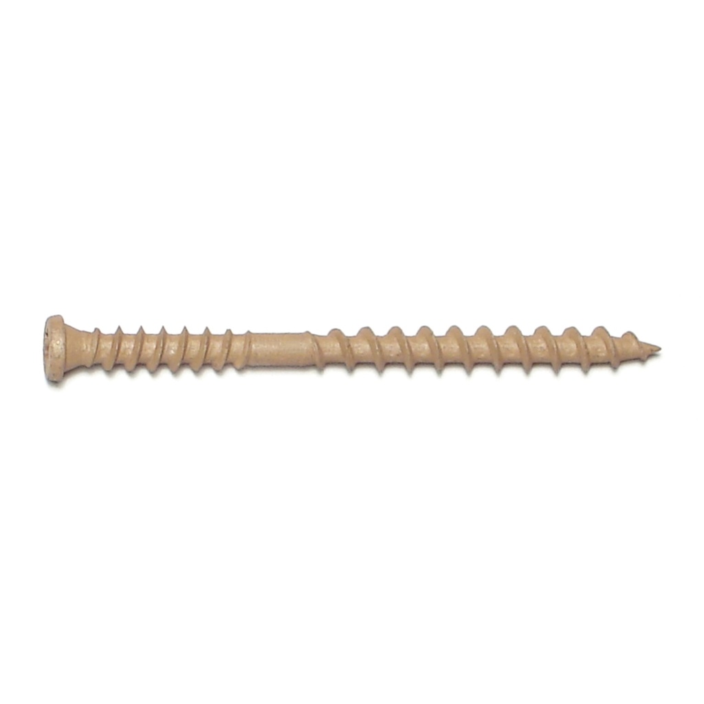 10 x 2-1/2 Cmp Deck Scr Tan
