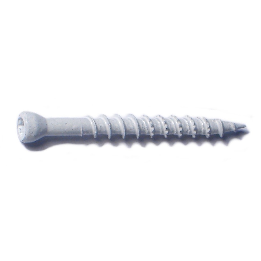 8 x 1-5/8 Sbr Trim Scr Wht