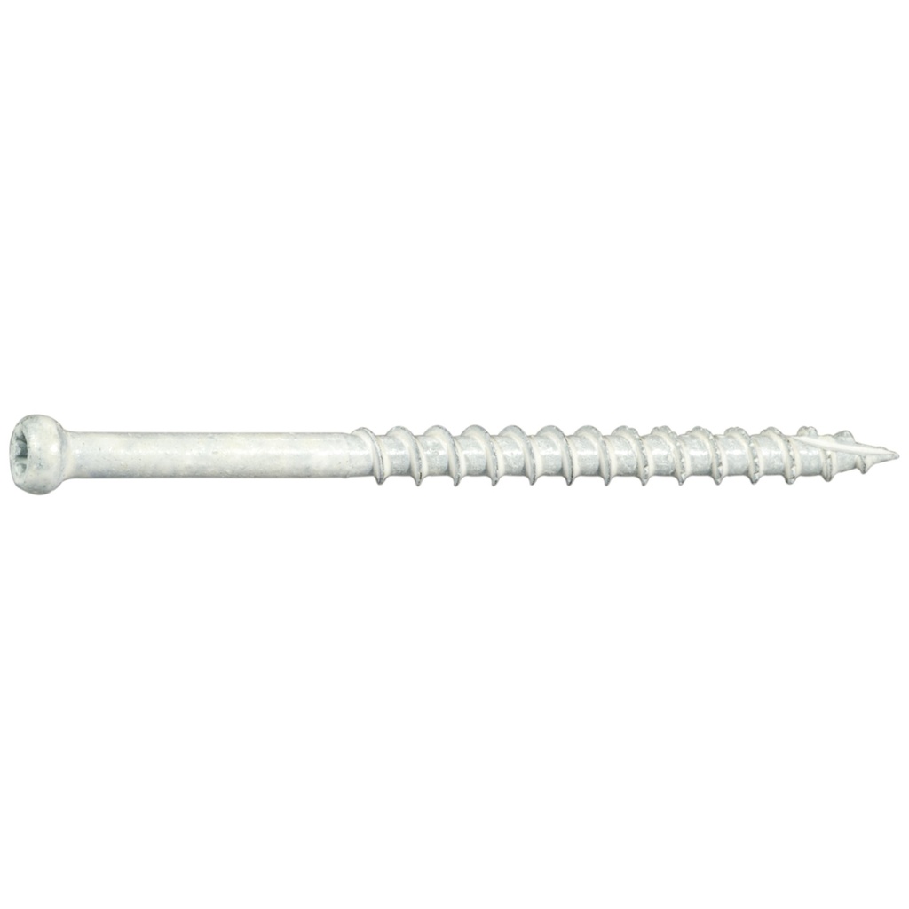 8 x 2-1/2 Sbr Trim Scr Wht