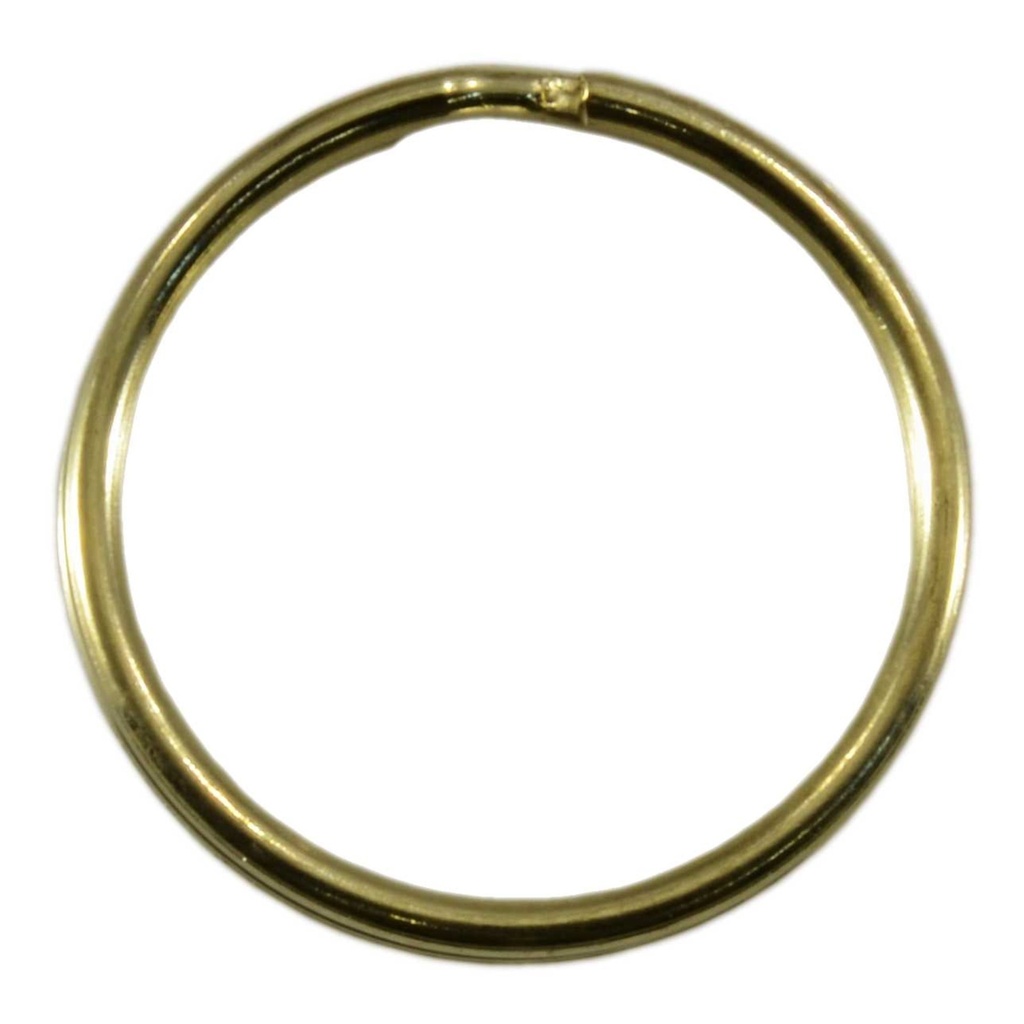 3/4" Sp Key Ring BrPl