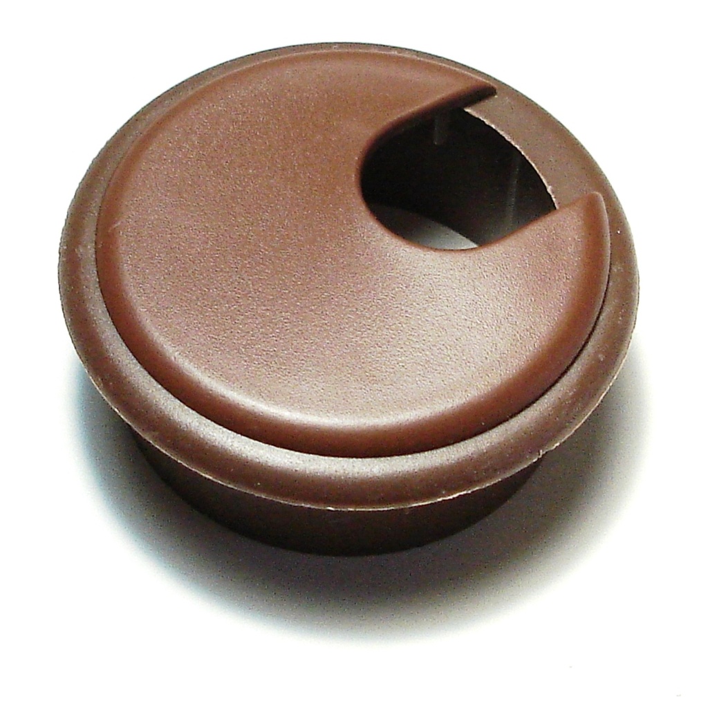 2 Brown Computer Grommet