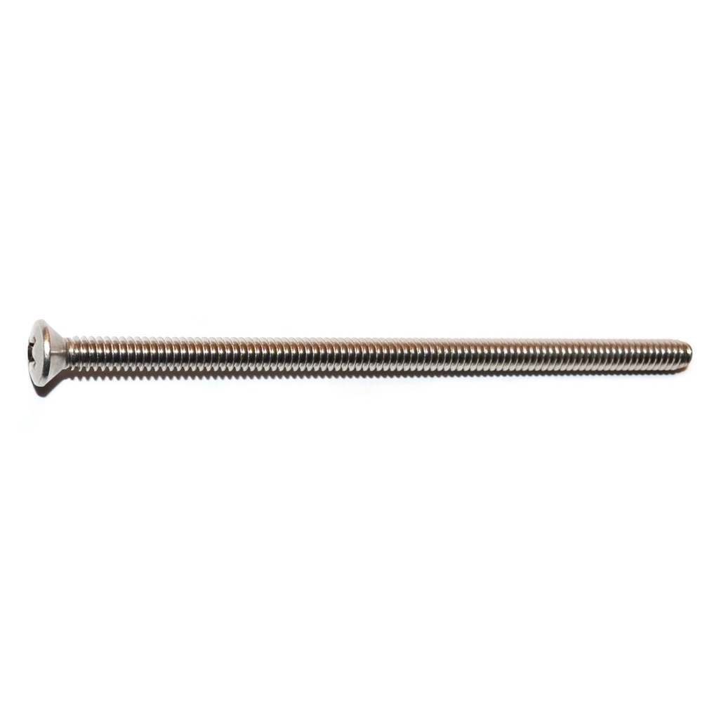 10-24 x 4 Ph Oval MS SS