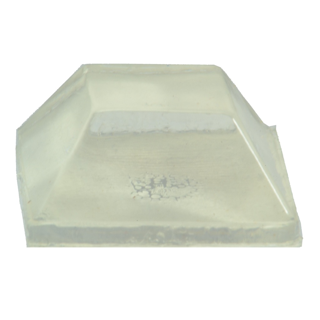 3/4" Vinyl Square Clr