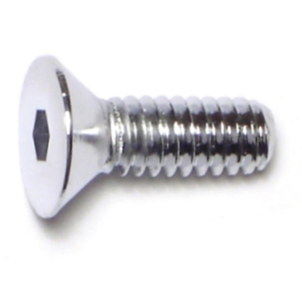 1/4-20 x 3/4 Flat Socket Chrm