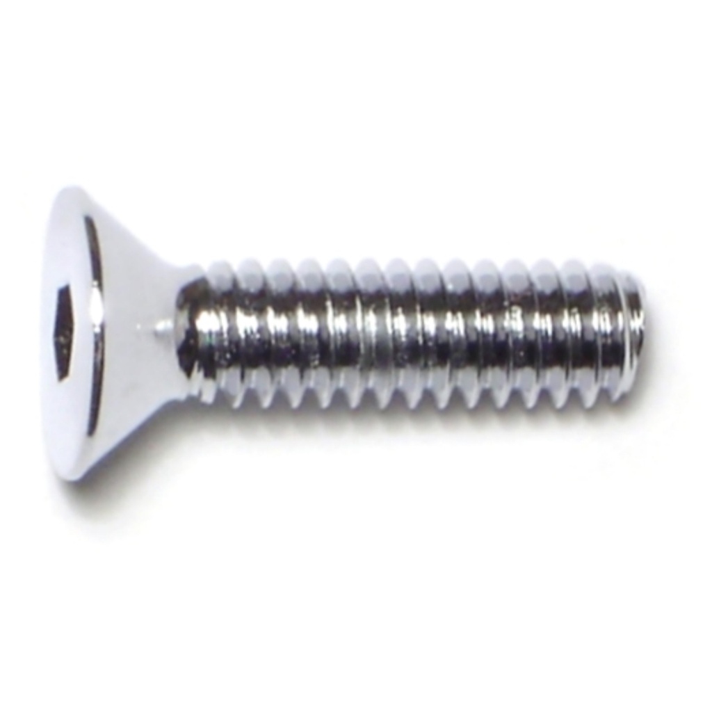 1/4-20 x 1 Flat Socket Chrm