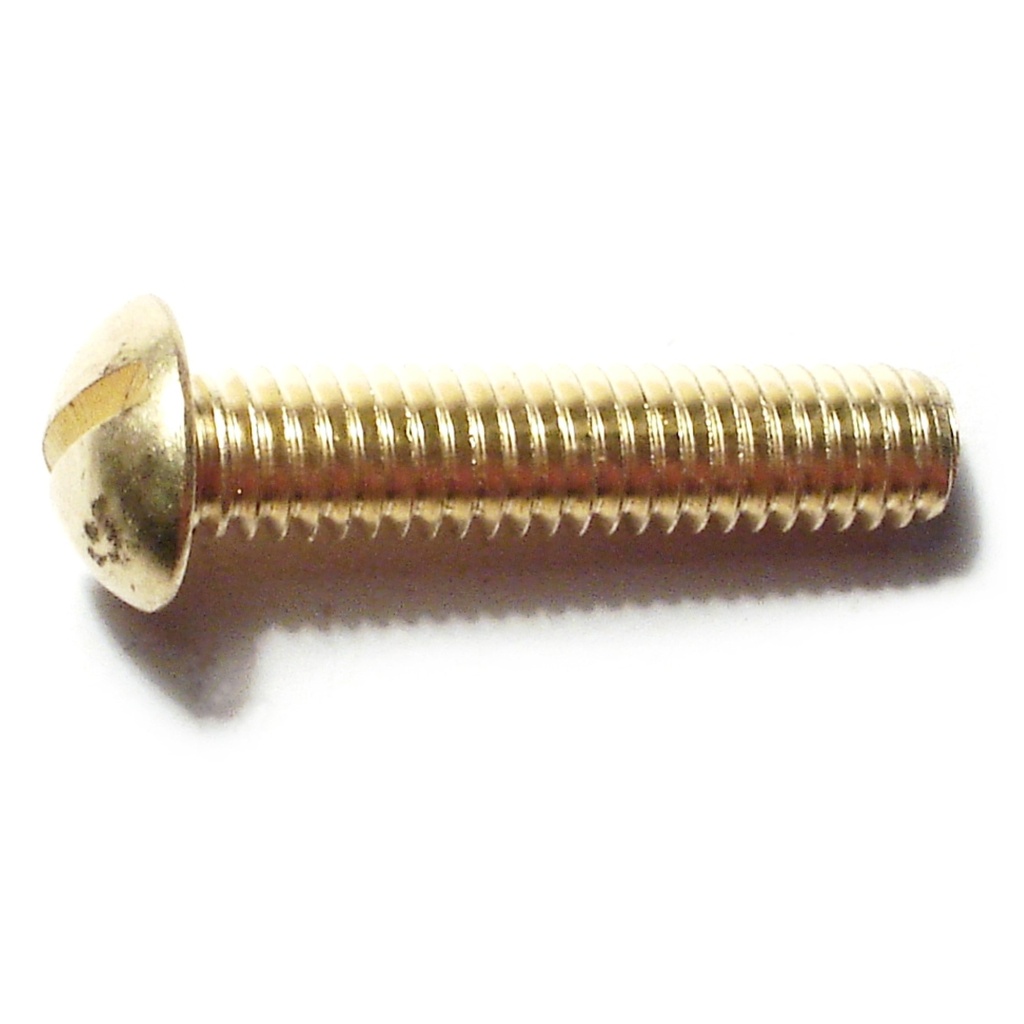 5/16-18 x1-1/2 Sl Rd Mach Sc Br