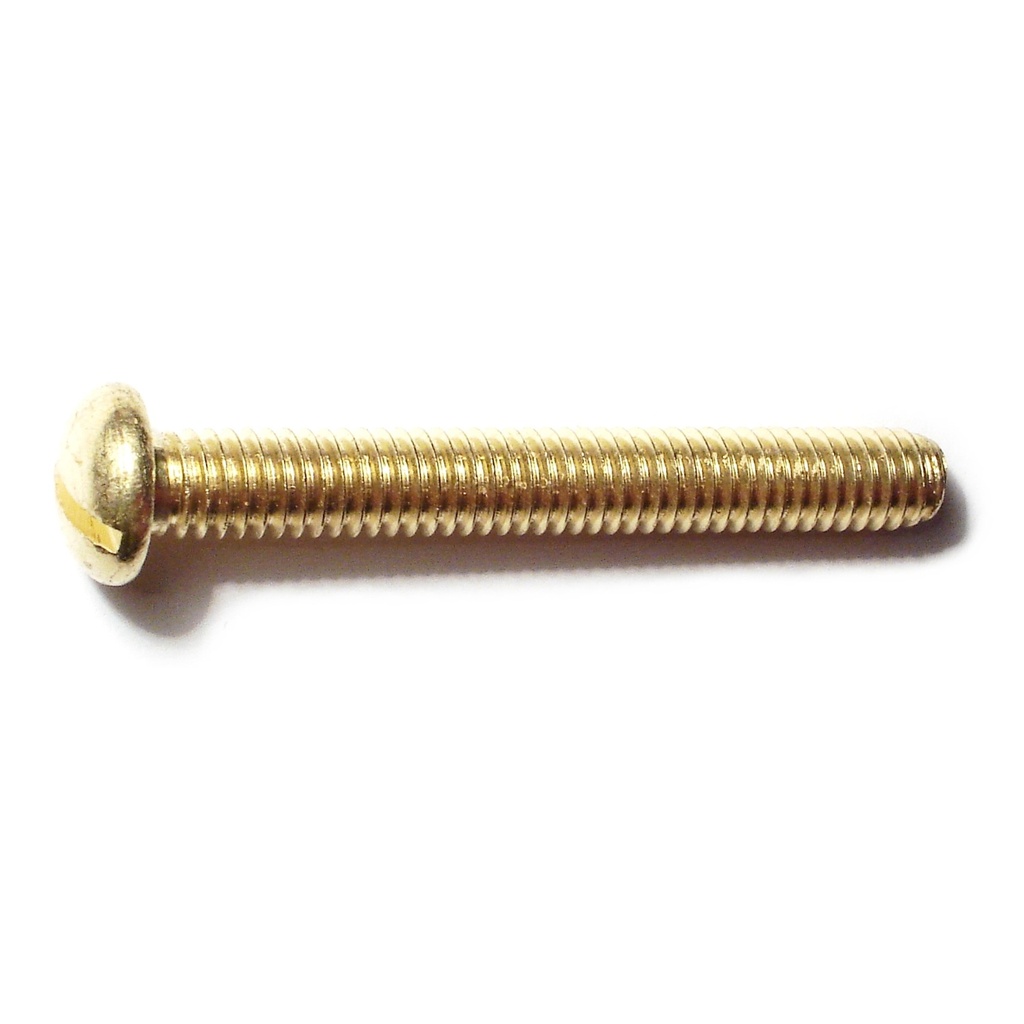 5/16-18x 2-1/2 Sl Rd Mach Sc Br