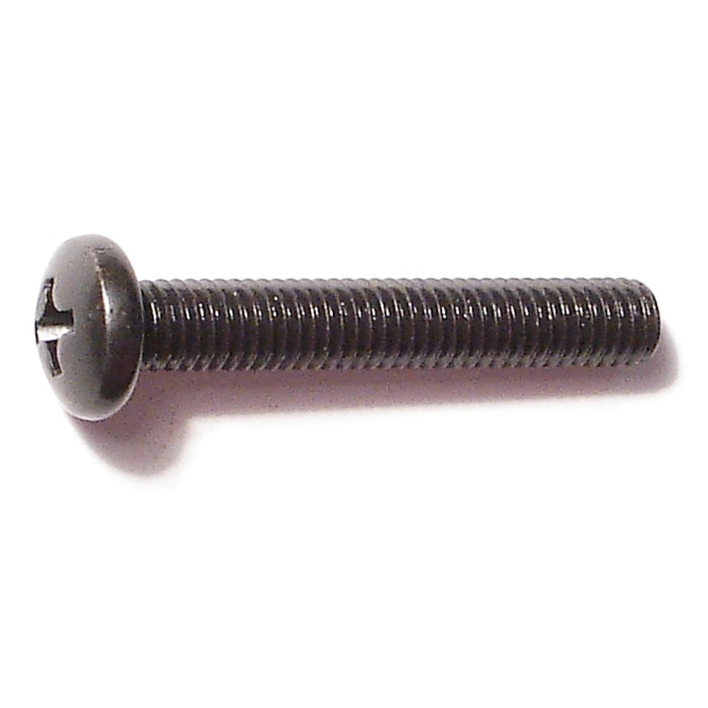 10-32 x 1-1/4 Ph Pan MS Black