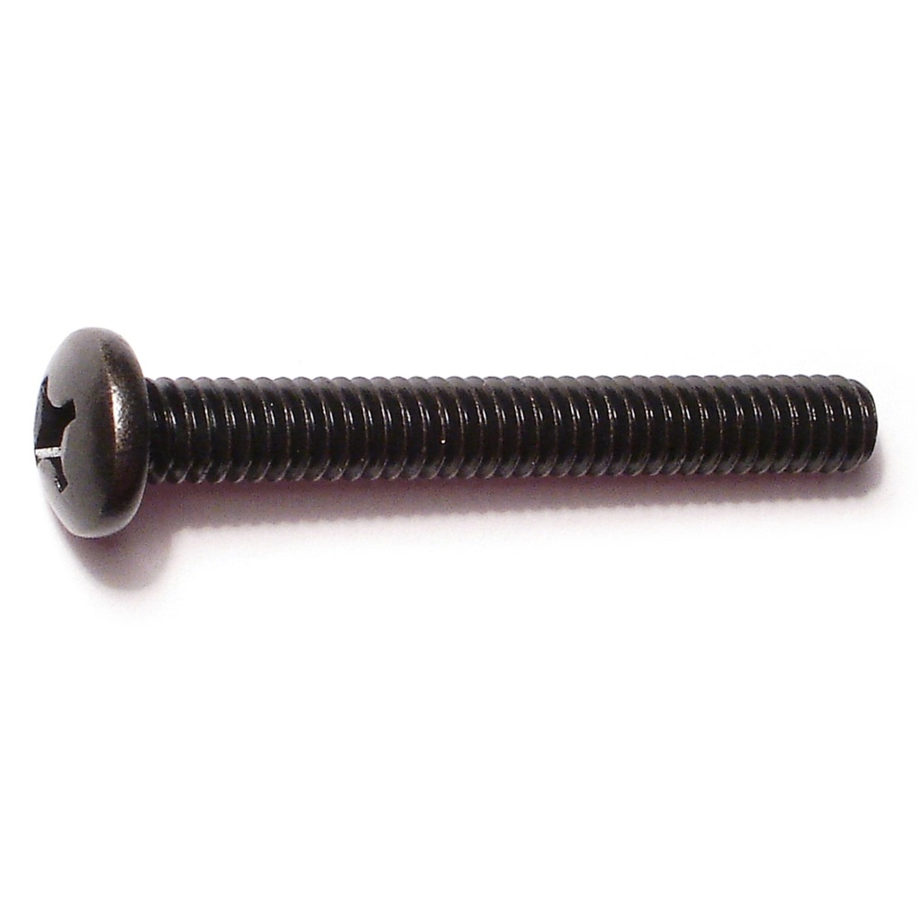 1/4-20 x 2 Ph Pan MS Black