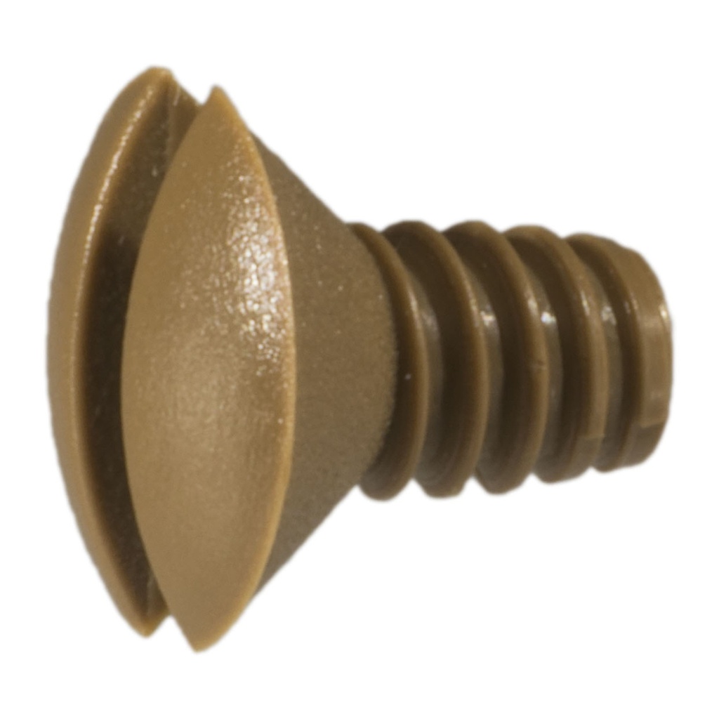 6-32 x 1/4 Br Nyl Sw Pl Scr
