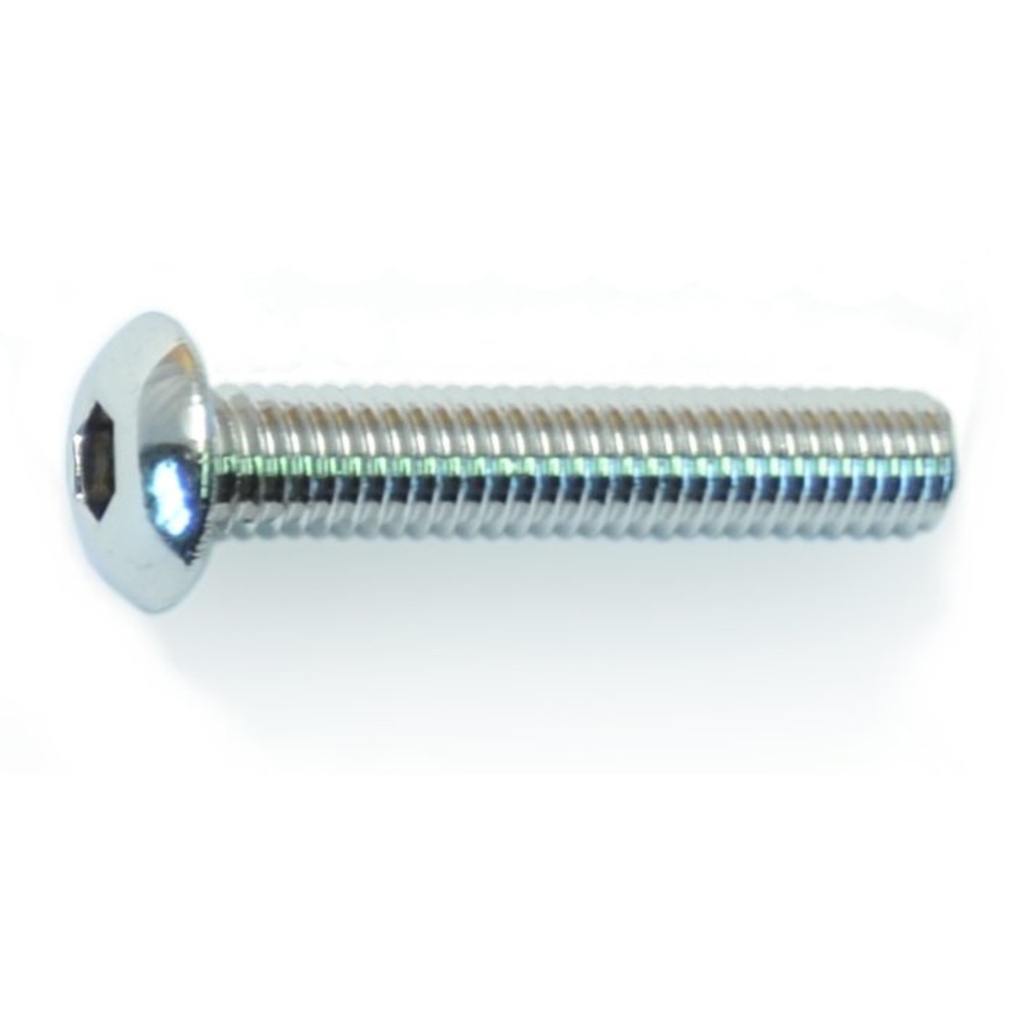 10-32 x 1 Button Sckt PlSS