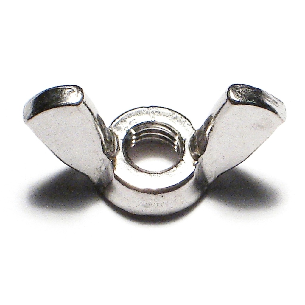 1/4-28 Wing Nut SS
