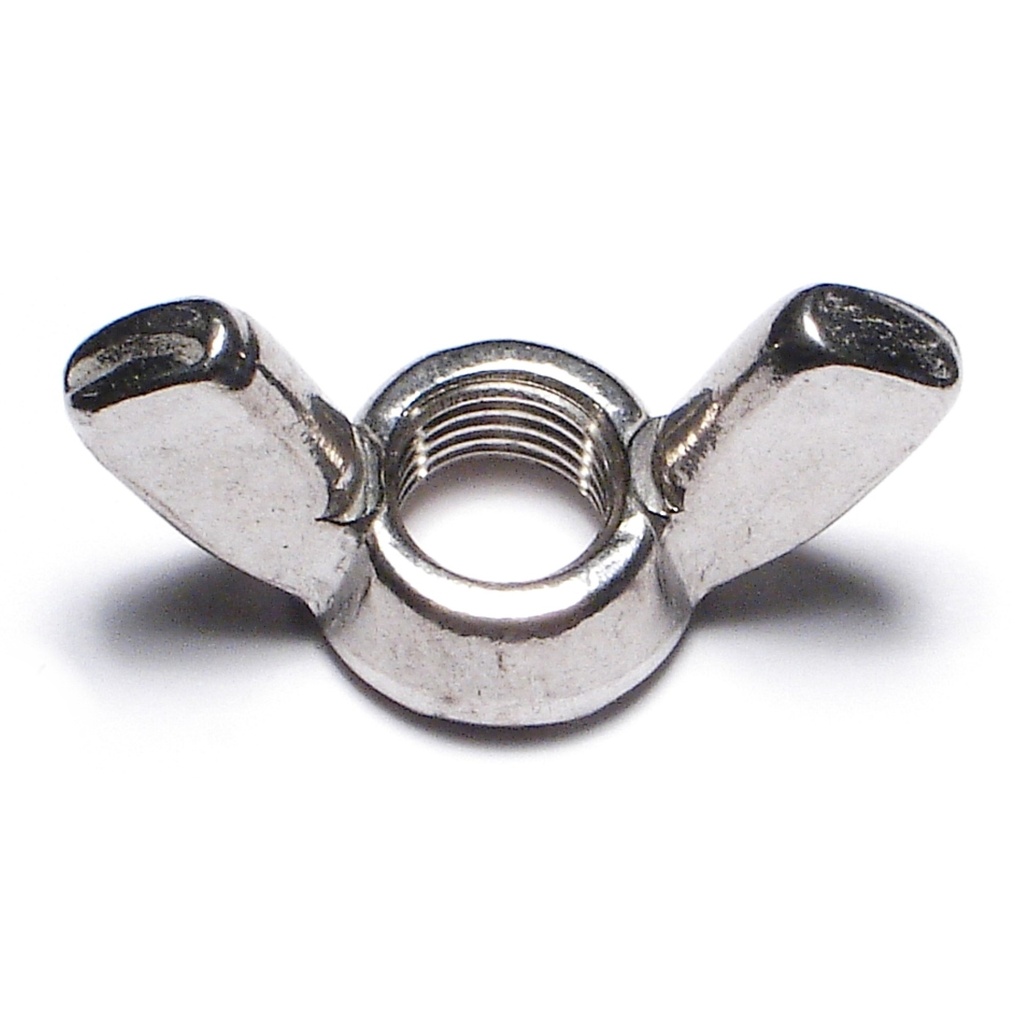 3/8-24 Wing Nut SS